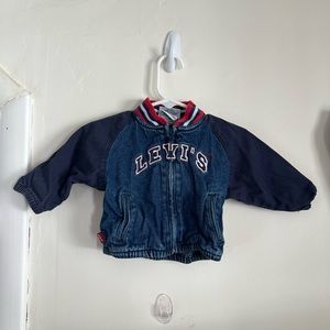 Levi’s Jean varsity jacket for babies!
